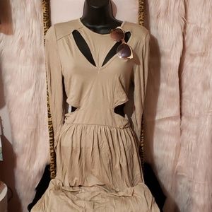 Sophia Cut Out Split Side Maxi Dress